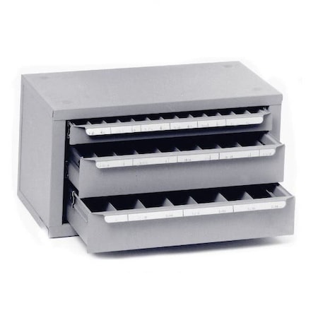 Champion Cutting Tool Twist Drill Dispenser, Holds Sizes 1/16-1/2 x 64ths, Champion CHA D1